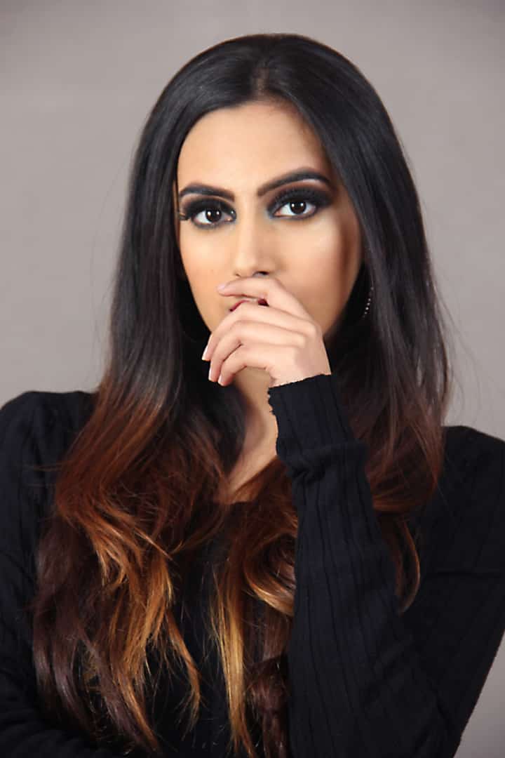 Bridal hairstyle and professional wedding makeup at Shweta Beauty Studio Delhi